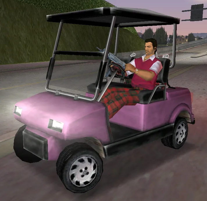Кэдди - характеристики и места появления транспорта в GTA Vice City