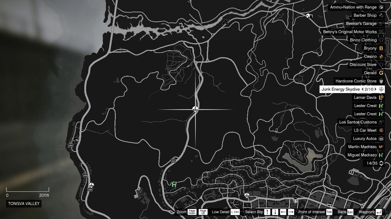 Карта Junk Energy 12 Карта миссии GTA Online Junk Energy Jump 12