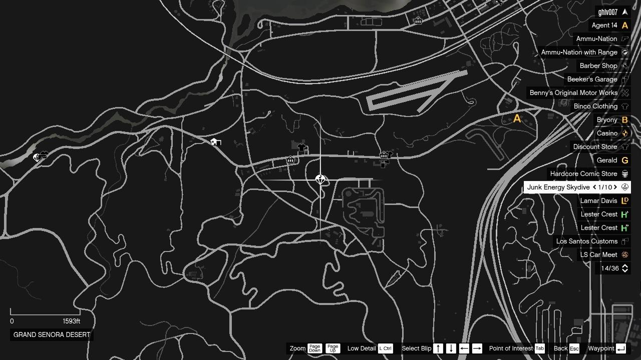 Карта Junk Energy 16 Карта миссии GTA Online Junk Energy Jump 16