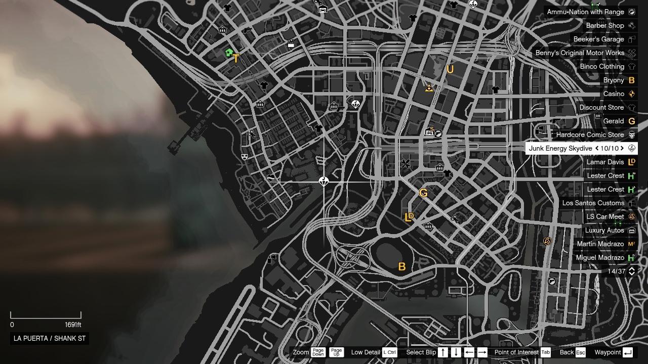 Карта Junk Energy 2 Карта миссии GTA Online: Прыжок Junk Energy 2