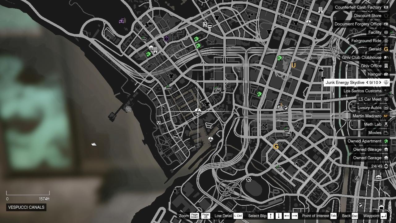 Карта Junk Energy 3 Карта миссии GTA Online: Прыжок Junk Energy 3