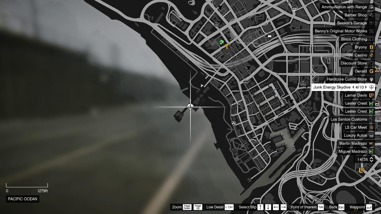 Карта Junk Energy 4 Карта миссии GTA Online: Прыжок Junk Energy 4