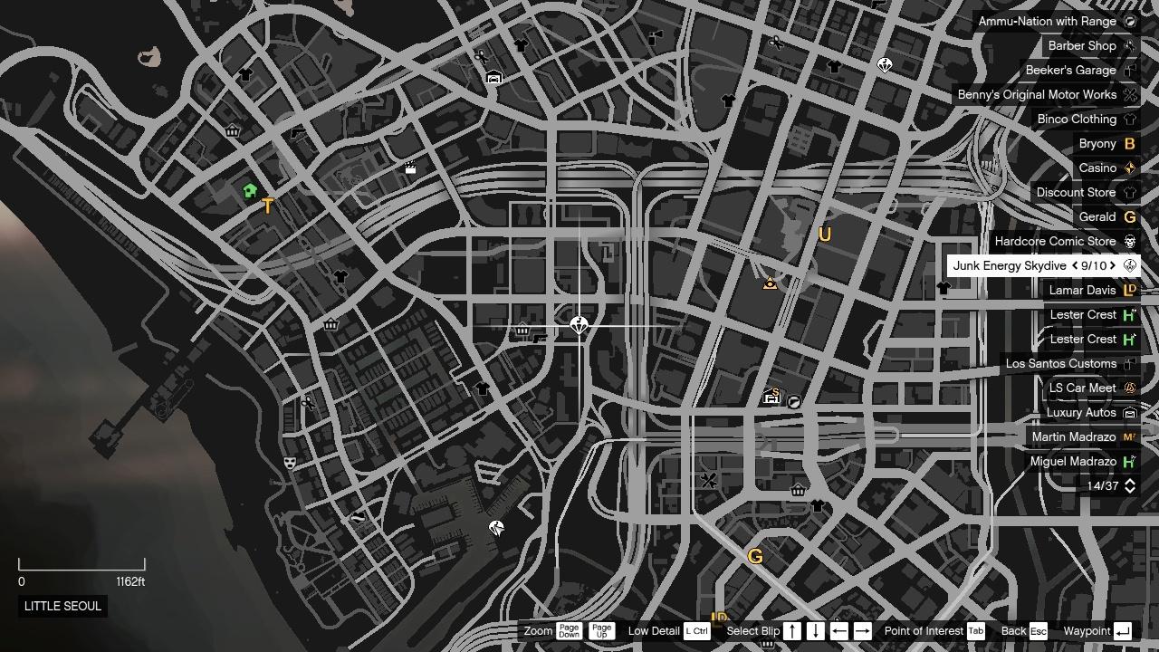 Карта Junk Energy 5 Карта миссии GTA Online: Прыжок Junk Energy 5