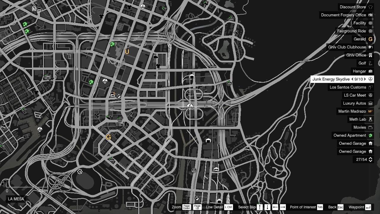 Карта Junk Energy 7 Карта миссии GTA Online: Прыжок Junk Energy 7