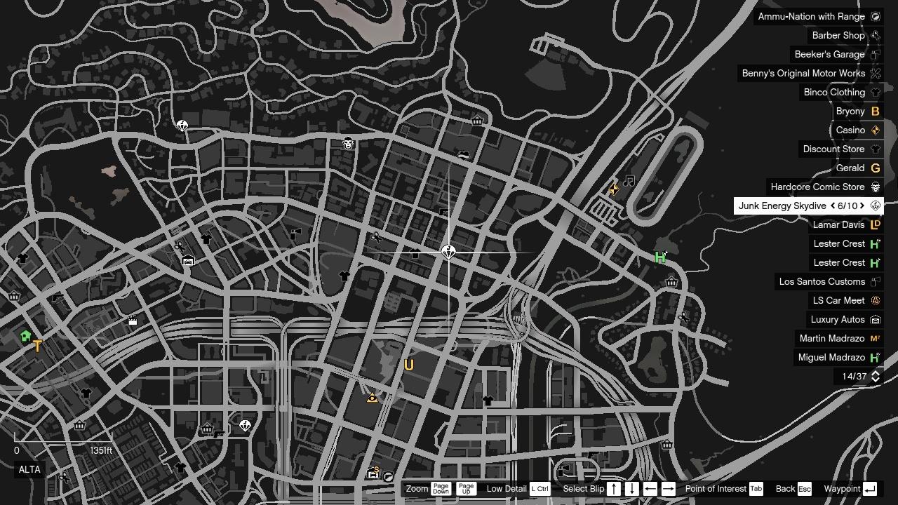 Карта Junk Energy 9 Карта миссии GTA Online Junk Energy Jump 9
