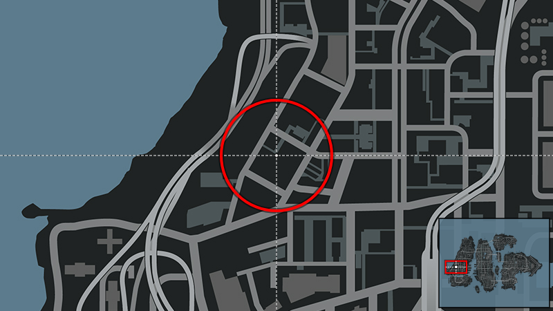 Клуб Лост MC - Местоположение на карте в Grand Theft Auto IV