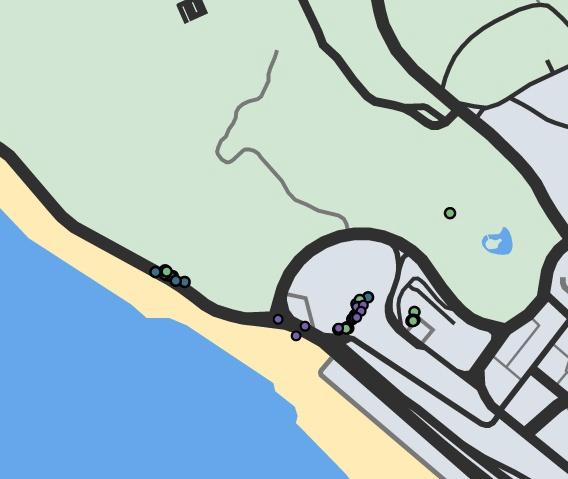 Карта освещения перестрелки в Сан-Андреас Литс Последняя команда на вылет: Карта San Andreas Shootout LTS