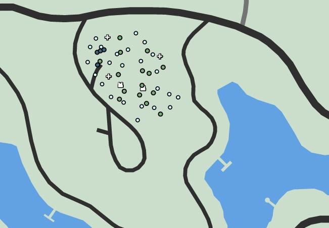 Карта Особняка Командный бой насмерть: Карта Особняк