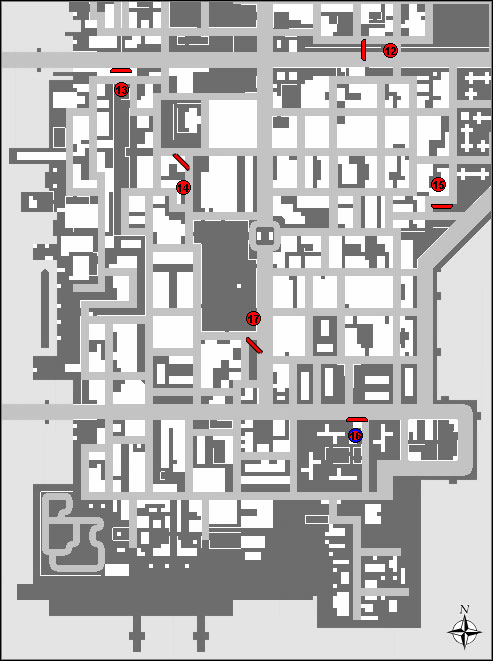 Карта шести трюковых прыжков в Брокере в Grand Theft Auto: Chinatown Wars