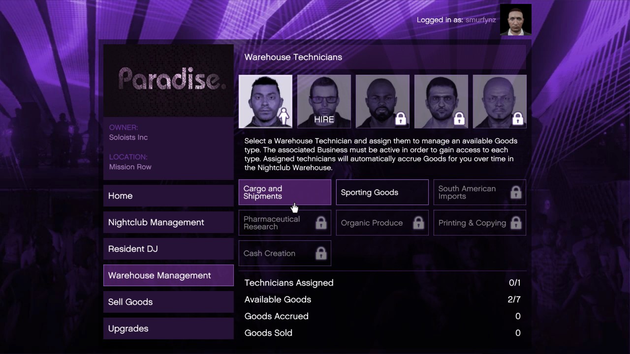 Управление складом ночного клуба - Руководство по заданиям и миссиям GTA Online