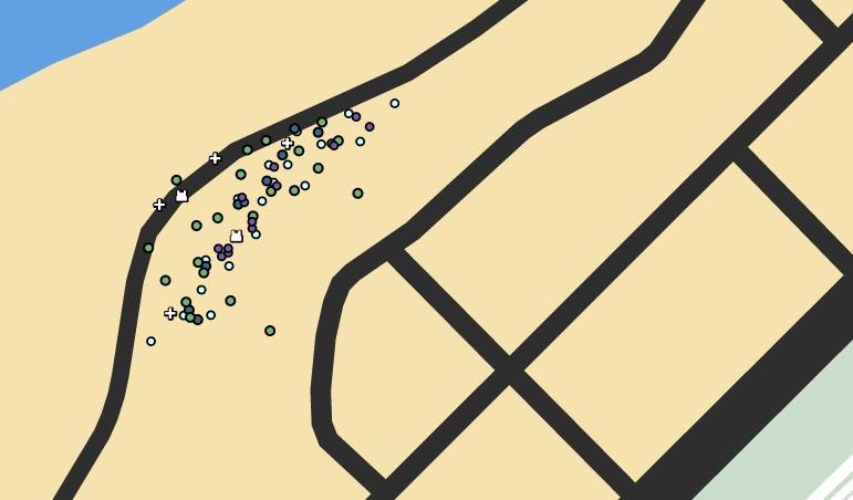 Карта Пляжа Палето Карта Командного боя насмерть: Палето-Бич