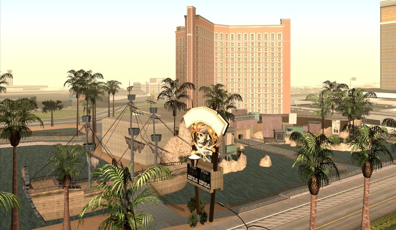 Пираты в номере Men's Pants Hotel - Недвижимость и активы GTA San Andreas