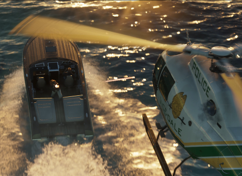 Полицейский Maverick - вертолёт GTA 6, служебный транспорт