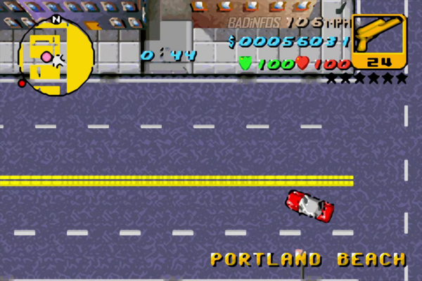 GTA Advance Портленд гонка №4