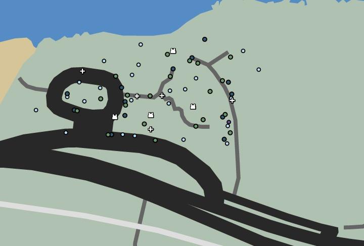 Карта Пляжа Прокопио Карта Командного боя насмерть: Порто-Дель-Соль