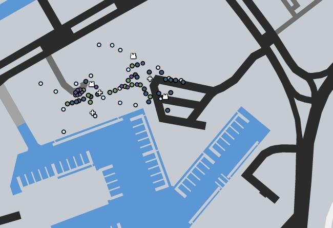 Карта Пуэрто Дель Соль Командный бой насмерть: Карта Пуэрто Дель Соль