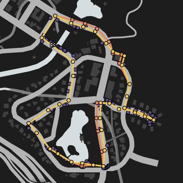 Карта Rc Mirror Image Гонка на RC Bandito: RC - Карта Зеркальное отражение