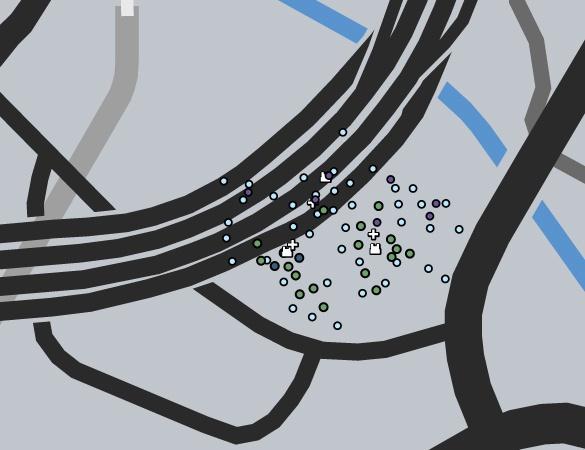Карта Свалки Командный бой насмерть: Карта Свалка