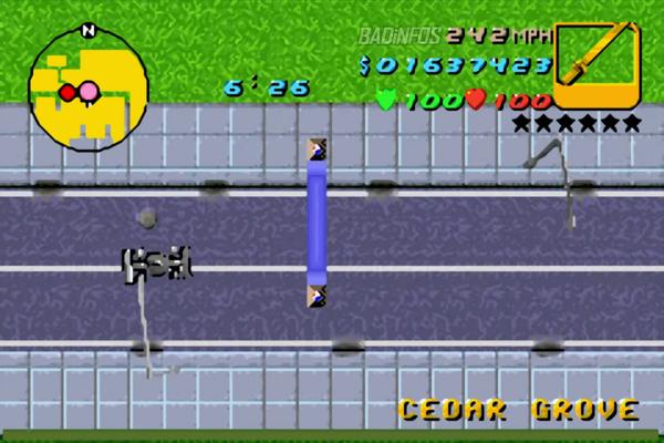 GTA Advance Шорсайд Вейл гонка №4