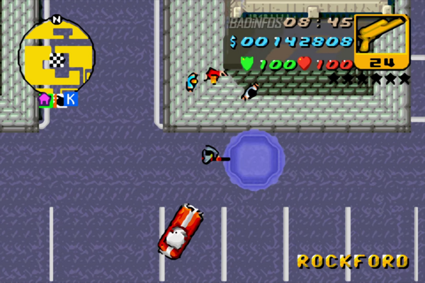 Место старта уличных гонок на острове Стонтон