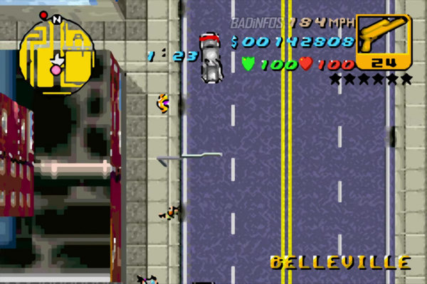 GTA Advance остров Стонтон гонка №1