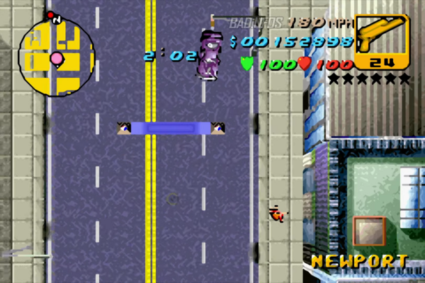 GTA Advance остров Стонтон гонка №2