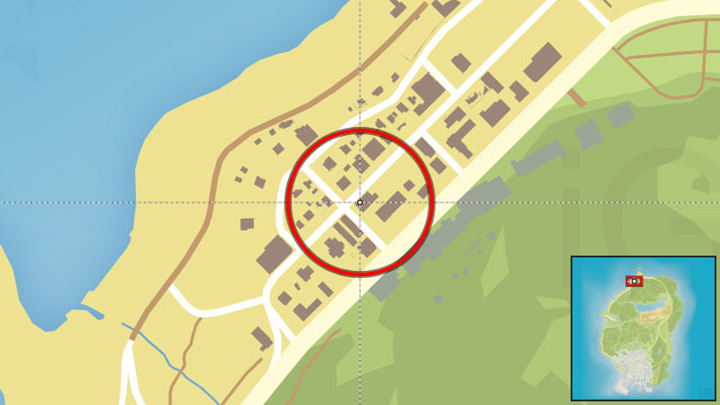 The Hen House - расположение на карте в GTA V