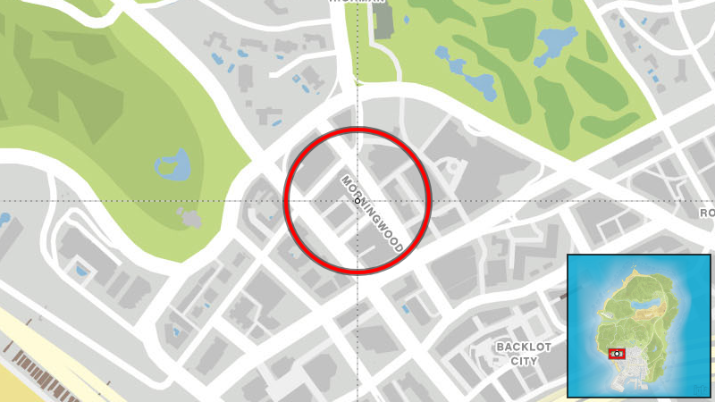 Кинотеатр Тиволи - расположение на карте в GTA V Кинотеатр Тиволи - расположение на карте в GTA V