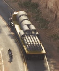 Неизвестный седельный тягач с дневной кабиной Неизвестный седельный тягач с дневной кабиной