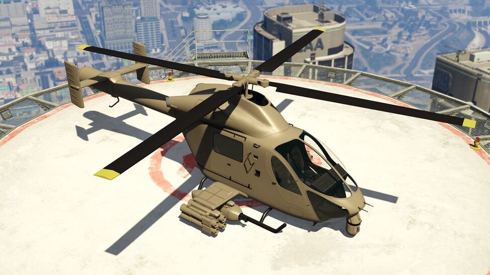 Лучшие вертолёты GTA 5 - Вооружённая Конрада