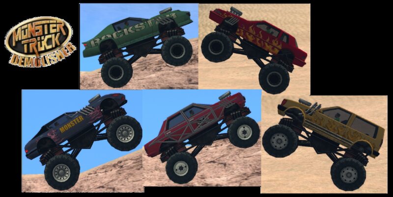 Monster Truck Demolisher pack