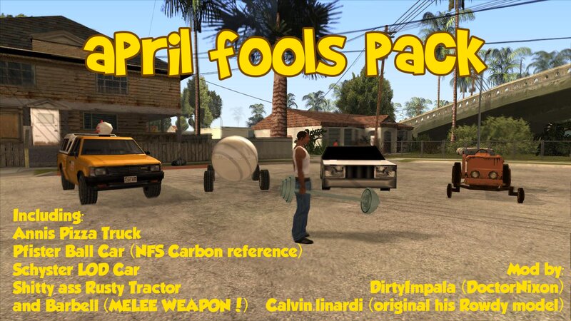 April Fools Car Pack