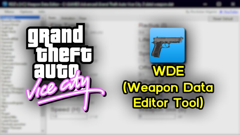 RDZ's [VC] Weapon Data Editor