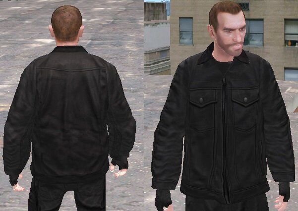 Leather Jacket (Polo collar style)