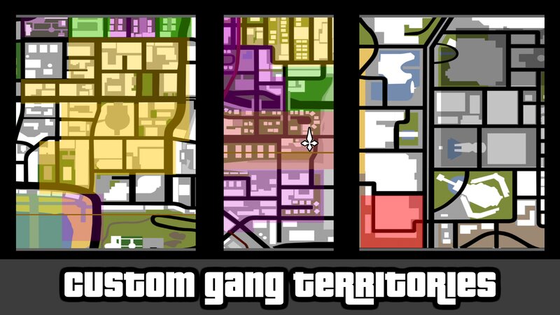 Custom Gang Territories - Configure gang territories using a .dat file