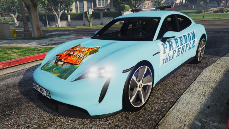 Porsche Taycan Turbo: Movie Car | Freedom of the people [REPLACE | HQ]