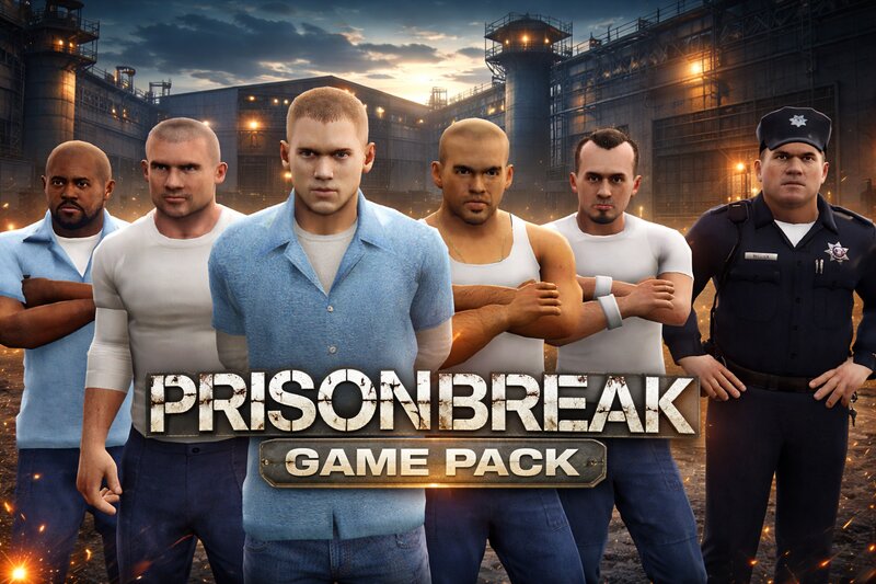 Prison Break Game Pack(Add-On Ped)