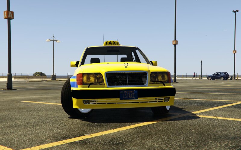 Mercedes-Benz E500 W124 Taxi Los Santos [ENHANCED & LEGACY]