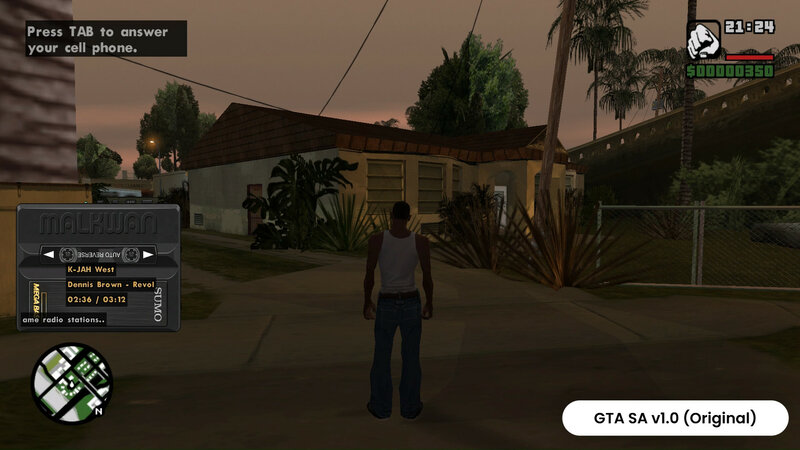 WalkMan Player for SA v1.0