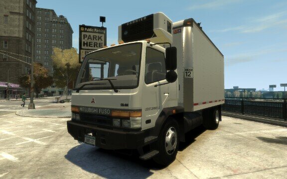 2001 Mitsubishi Fuso Fighter Box Truck
