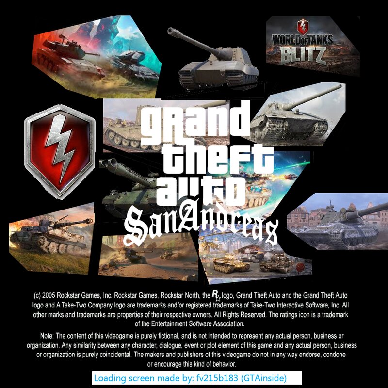 WoTB loading screen mod for GTA SA pc