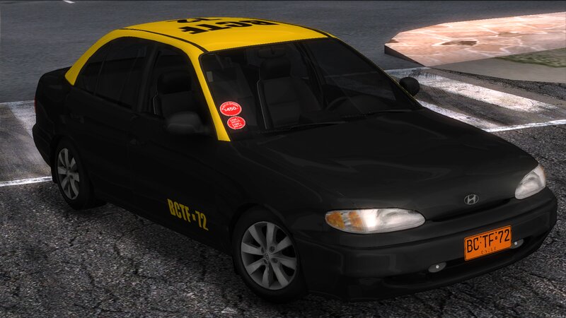 Hyundai Accent GLS 1997 Taxi Chileno