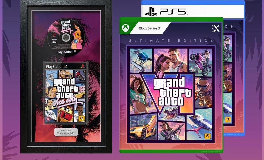 Розыгрыш: Выиграй копию GTA 6 Ultimate Edition и оформленную в рамку GTA Vice City
