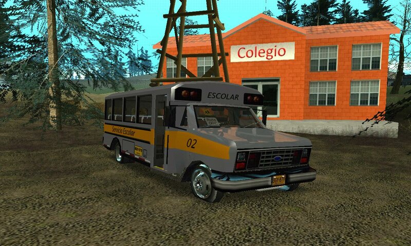 Ford Econoline 1990 Bus Escolar
