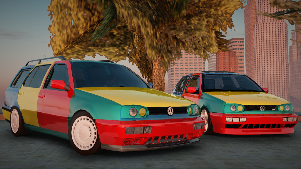 1998 Volkswagen Golf Mk3 Variant Harlequin